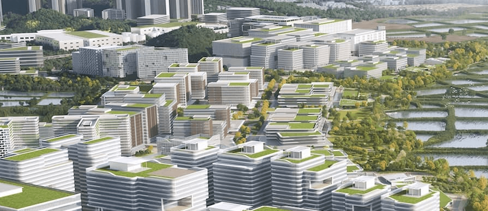 San Tin Technopole masterplan render 1
