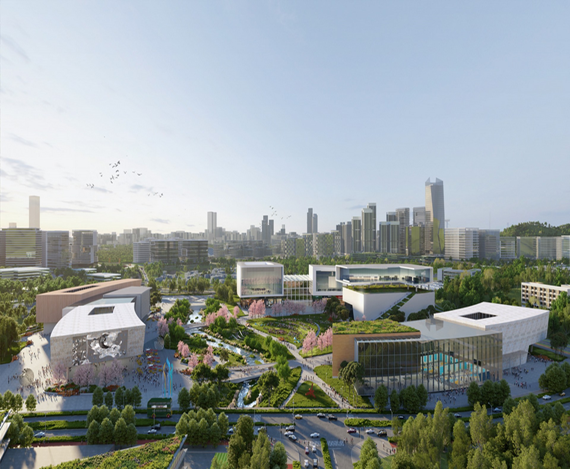 San Tin Technopole masterplan render 1